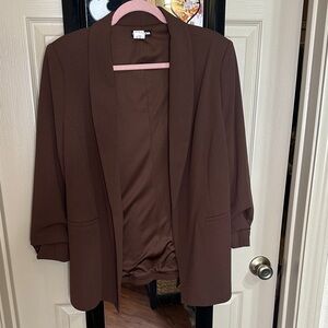 Fashion Nova Chocolate Brown Blazer